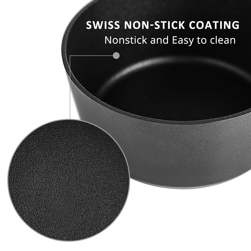 Sensarte Duramax Nonstick Sauce Pan with Lid