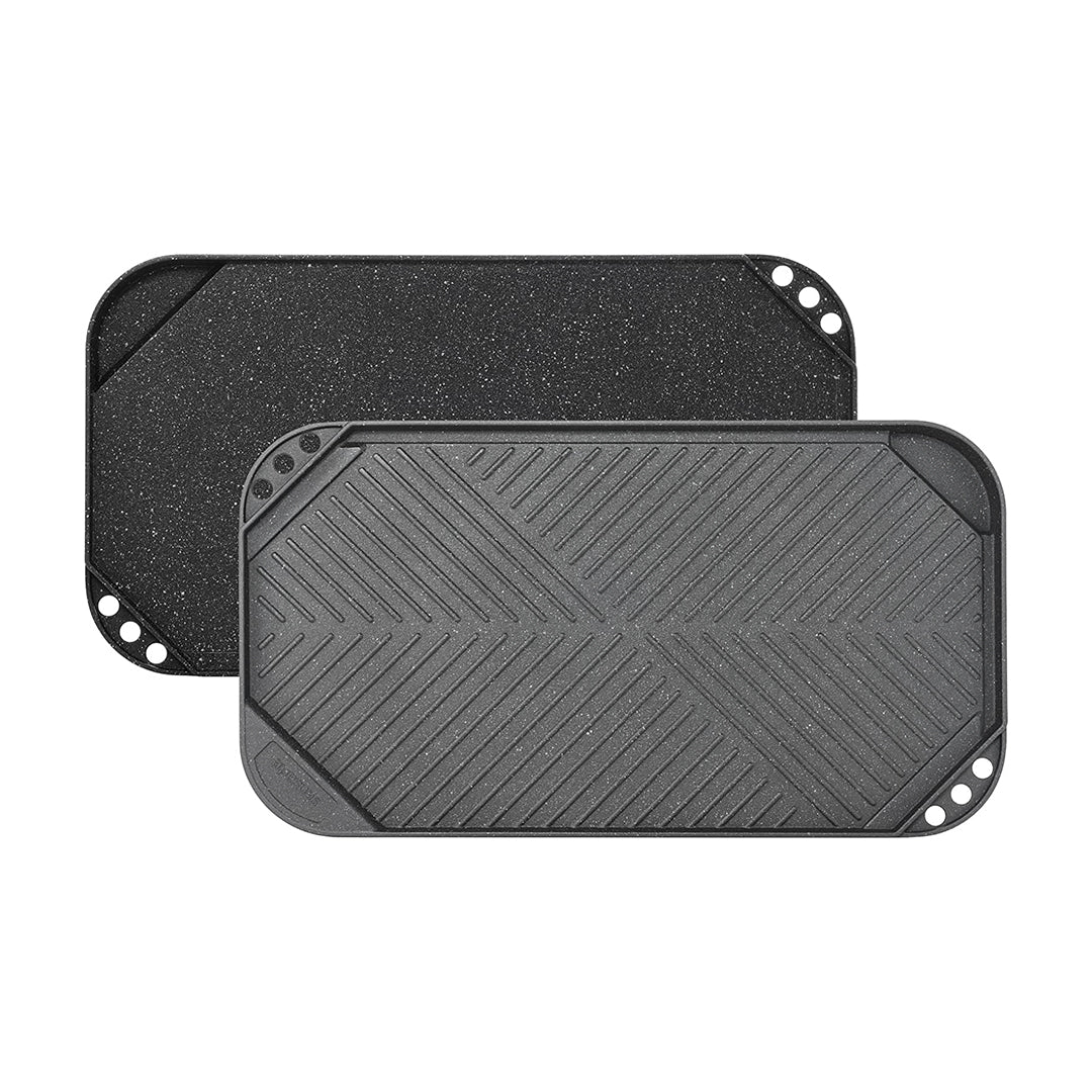  SENSARTE Nonstick Divided Grill Pan for Stove Tops, 3