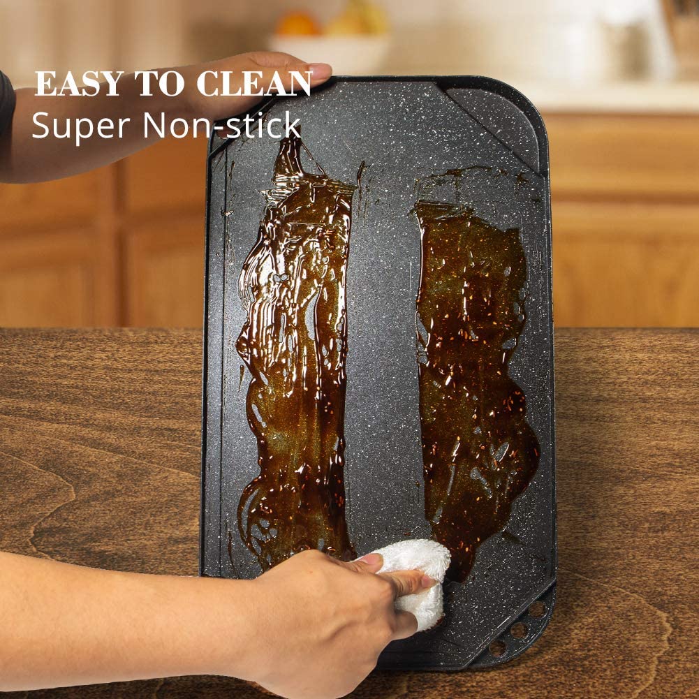 Sensarte Granite Nonstick Griddle Grill Pan