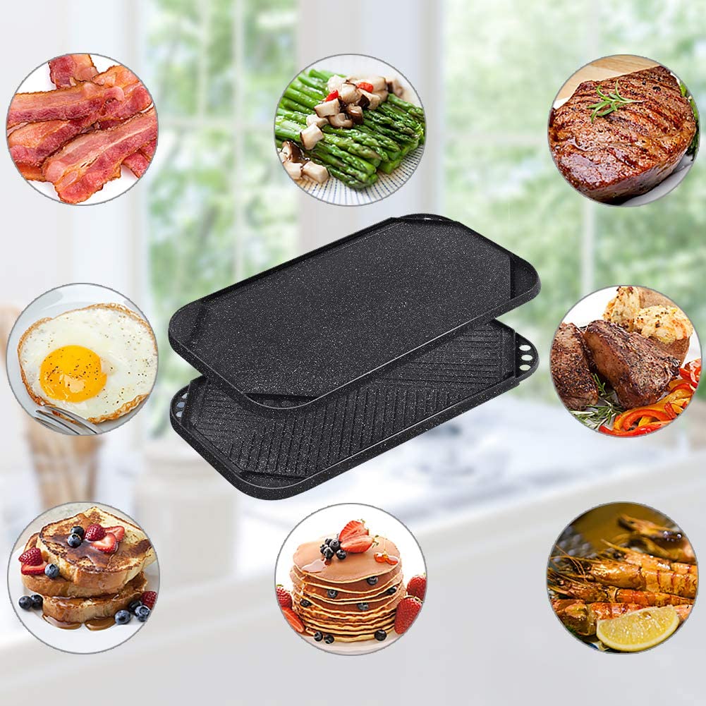 Sensarte Granite Nonstick Griddle Grill Pan